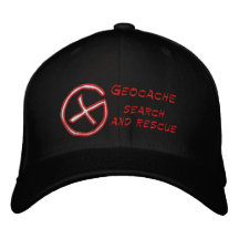 Búsqueda y rescate de Geocache Gorras De Béisbol Bordadas