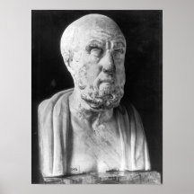 Busto de Hipócrates Impresiones