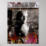 Busto de la pintada posters