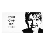 BUSTO DE PALIN NUEVO TARJETAS FOTOGRÁFICAS PERSONALIZADAS