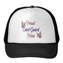 butterflyproudmomcoastguard gorro
