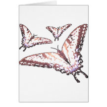 Butterlies Alla artsy Felicitaciones