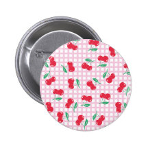 Button Cherry Pink