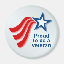 BUTTON_proud2b_veteran Imanes Para Frigoríficos
