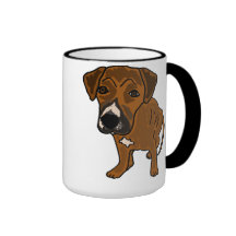 BX- taza linda del perro de perrito del rescate