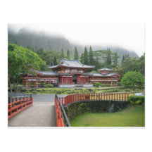 Byodo-en la postal del templo