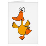 BZ dibujo animado del pato del baile Felicitación