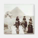 C. 1885 americanos en Egipto Imanes De Nevera
