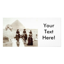 C. 1885 americanos en Egipto Tarjeta Fotográfica