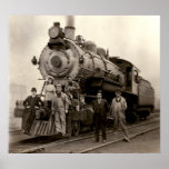 C. 1905 tren de ferrocarril impresiones