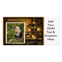 c-2011-panda-0031 tarjeta con foto personalizada