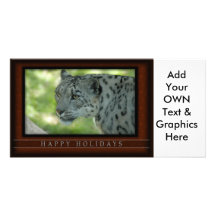 c-2011-snow-leopard-002 plantilla para tarjeta de foto