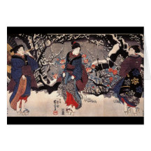 C. de pintura japonesa 1800's felicitacion 