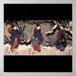 C. de pintura japonesa 1800's poster