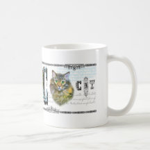 C está para el gato tazas