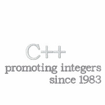 C++: Promoviendo números enteros desde 1983 Polo