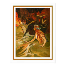 C. Robinson - la sirena Tarjetas Postales