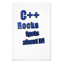 C++ Rocas FGet sobre ella Arte Fotografico