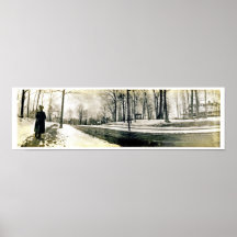 CA panorama corto 1900 de las colinas NJ de la mon Posters