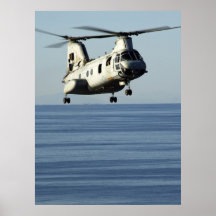 Caballero del mar CH-46 Poster