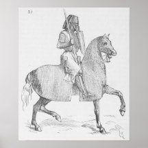 Caballero medieval impresiones