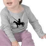 caballero negro camisetas