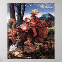 Caballero y virgen posters
