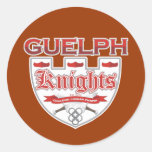 Caballeros de Guelph Pegatina Redonda