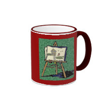 Caballete del profesor #1 taza de café