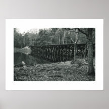 Caballete del tren - 18x13 posters