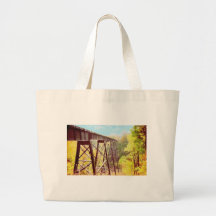 Caballete del tren bolsas lienzo