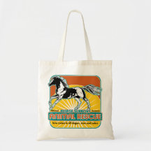 Caballo animal del rescate bolsas
