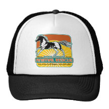Caballo animal del rescate gorras