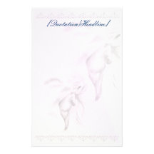 Caballo blanco Head2 stationery_vertical.v2, [Quot Papelería Personalizada