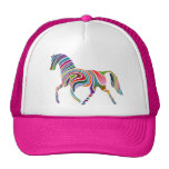 Caballo colorido gorro de camionero