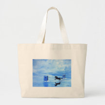 caballo de guerra negro bolsa de mano