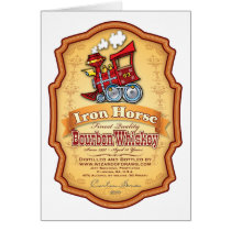 Caballo de hierro Borbón tarjetas