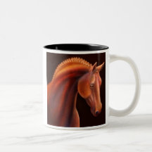 Caballo de la demostración de Warmblood del alemán Tazas