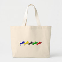 Caballo de salto ecuestre del dressage y de la dem bolsas de mano