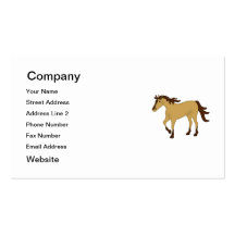 Caballo del ante plantillas de tarjeta de negocio