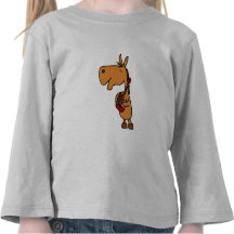 Caballo del BR que juega la camisa de la guitarra