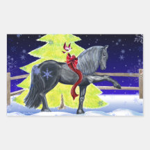 Caballo del día de fiesta etiqueta