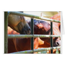 Caballo divertido tarjeta
