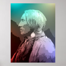 Caballo grande - Cheyenne meridional Poster