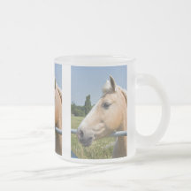 Caballo hermoso del Palomino Tazas De Café