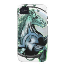 Caballo pálido Case-Mate iPhone 4 carcasas
