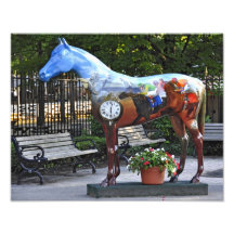 Caballo pintado artístico popular foto