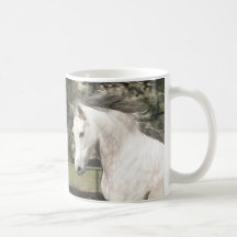 Caballo precioso del árabe del bailarín tazas de café