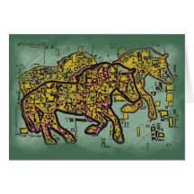 CABALLO TRIPLE AJUSTADO TARJETA