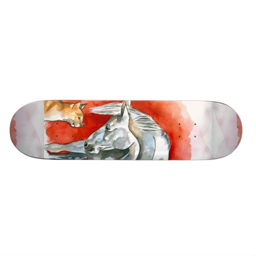 Caballo y gato patines personalizados